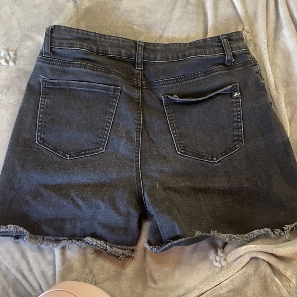 Black High Rise Shorts - Picture 5 of 5